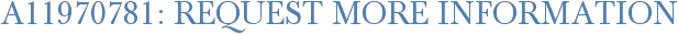 A11970781: Request More Information