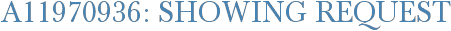 A11970936: Showing Request