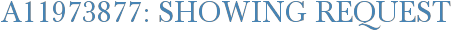 A11973877: Showing Request