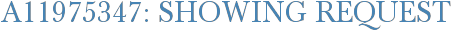 A11975347: Showing Request