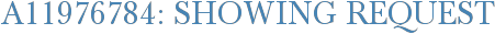 A11976784: Showing Request