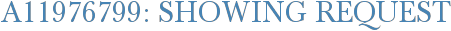 A11976799: Showing Request