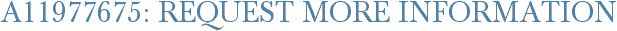 A11977675: Request More Information