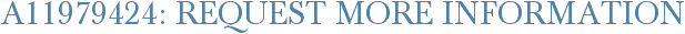 A11979424: Request More Information