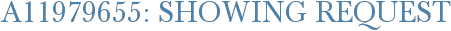 A11979655: Showing Request