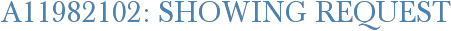 A11982102: Showing Request