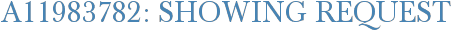 A11983782: Showing Request