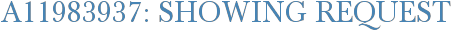 A11983937: Showing Request