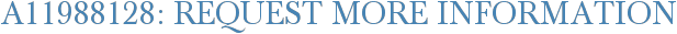 A11988128: Request More Information