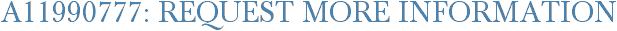 A11990777: Request More Information
