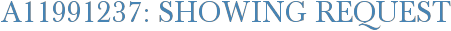 A11991237: Showing Request