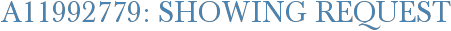 A11992779: Showing Request