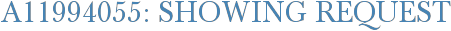 A11994055: Showing Request