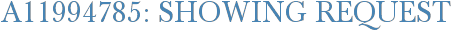 A11994785: Showing Request