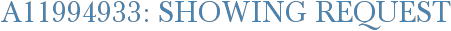 A11994933: Showing Request