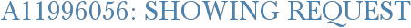 A11996056: Showing Request