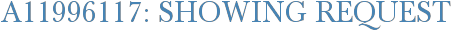 A11996117: Showing Request