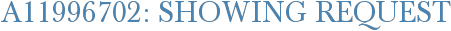 A11996702: Showing Request