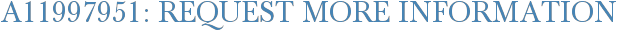 A11997951: Request More Information