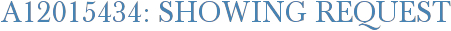 A12015434: Showing Request