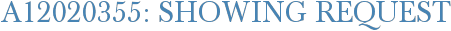 A12020355: Showing Request