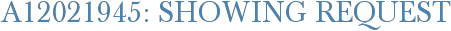 A12021945: Showing Request