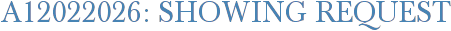 A12022026: Showing Request