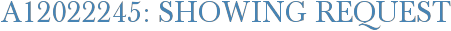 A12022245: Showing Request