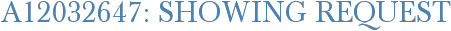 A12032647: Showing Request