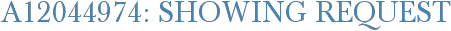 A12044974: Showing Request