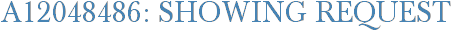 A12048486: Showing Request