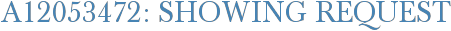 A12053472: Showing Request