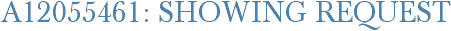 A12055461: Showing Request