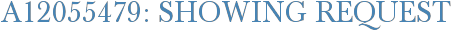 A12055479: Showing Request