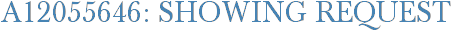 A12055646: Showing Request