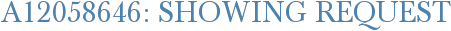 A12058646: Showing Request