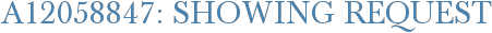 A12058847: Showing Request