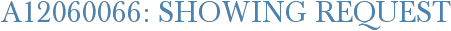 A12060066: Showing Request