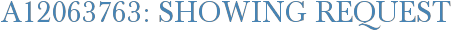 A12063763: Showing Request