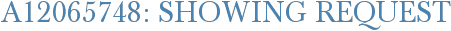 A12065748: Showing Request