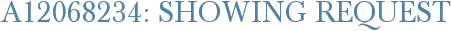 A12068234: Showing Request