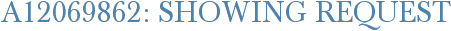 A12069862: Showing Request