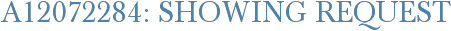 A12072284: Showing Request