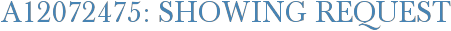A12072475: Showing Request