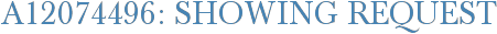 A12074496: Showing Request