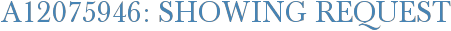 A12075946: Showing Request