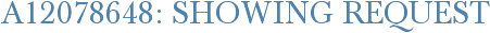 A12078648: Showing Request