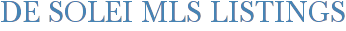 De Solei MLS Listings