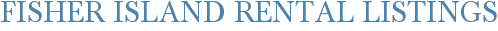 Fisher Island Rental Listings