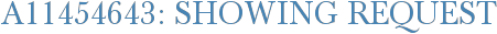 A11454643: Showing Request